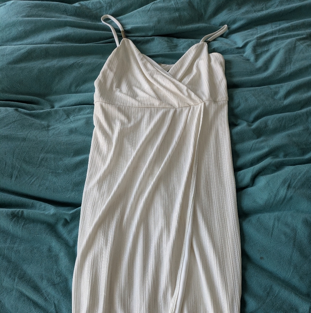 Guess Strapless Cream Dress